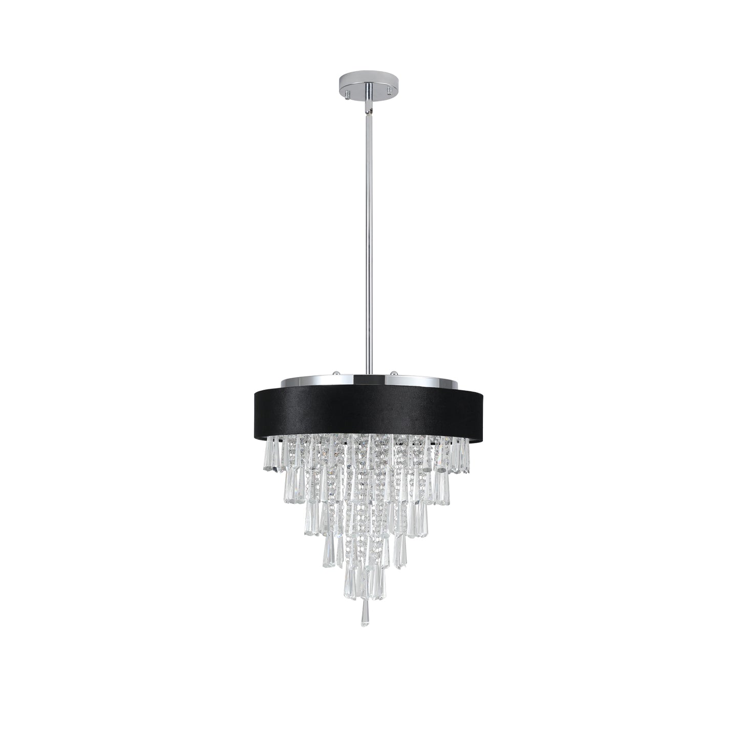 Modern Crystal Chandelier for  Living-Room Round Cristal Lamp Luxury Home Decor  Light Fixture