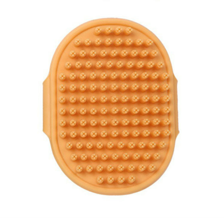 Food Grade Silicone Pet Bathing Massage Brush Dog Cleaning Massage Comb Bathing Brush Cleaning Supplies