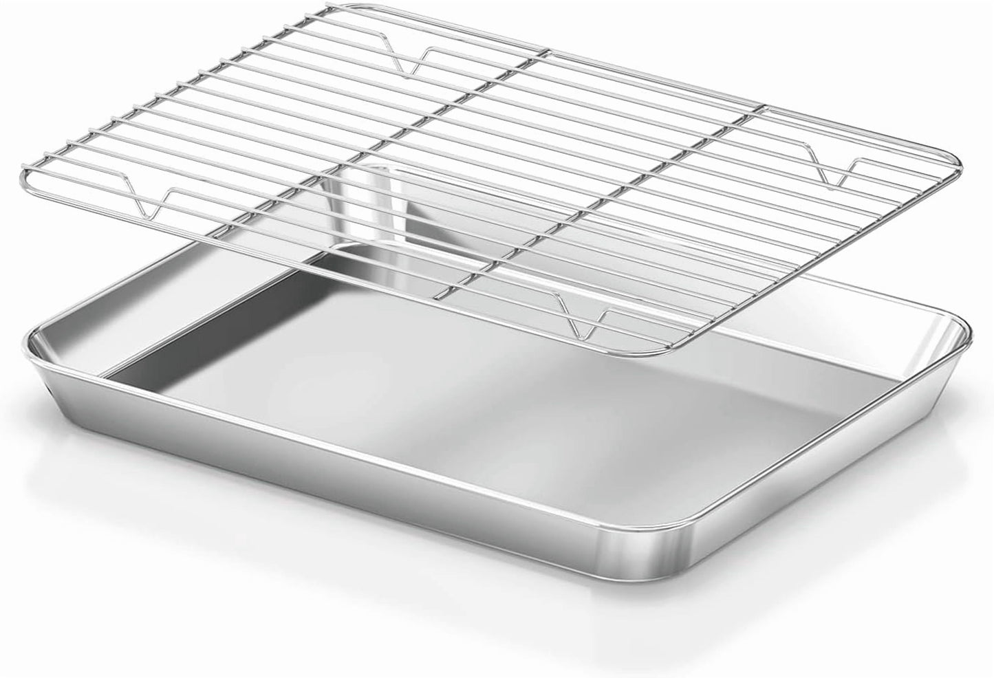 Stainless Steel Baking Tray and Cooling Rack Set