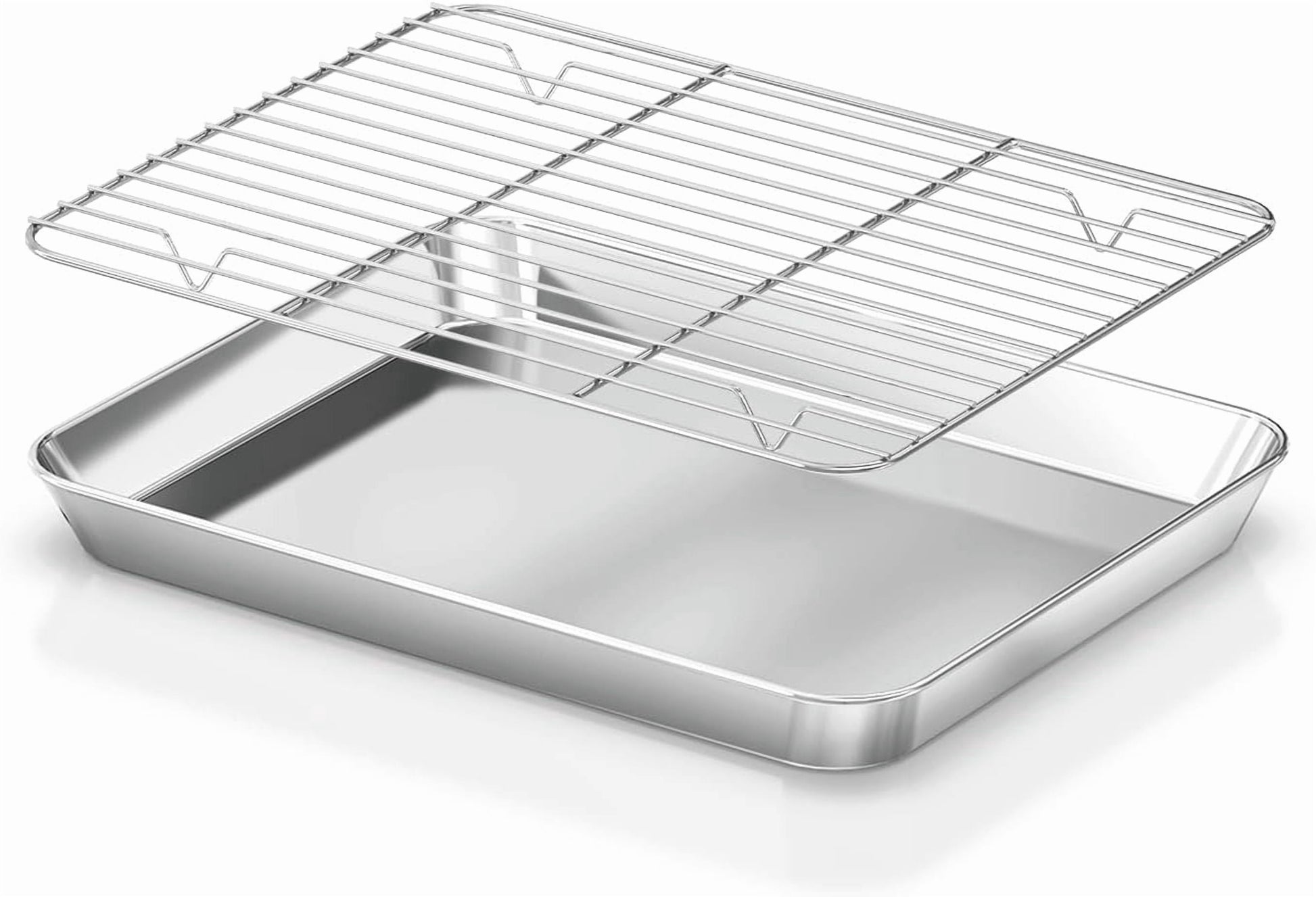 Stainless Steel Baking Tray and Cooling Rack Set
